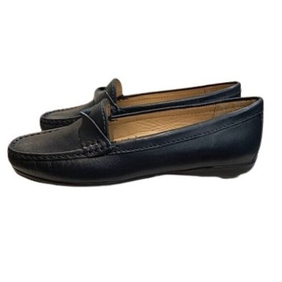 Marc Joseph New York “Beverly Road” Flats in Navy Napa – Size 7 NWOT - Picture 6 of 10